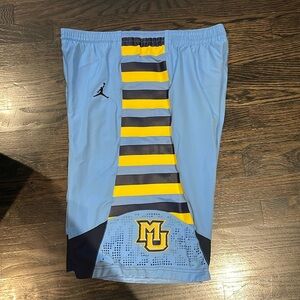 Vintage Nike Air Jordan Marquette Basketball Shorts